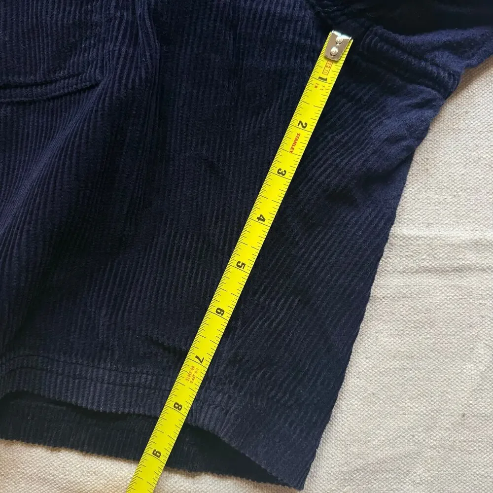 Vintage 90's Y2K Ocean Pacific Shorts Men's 34 Corduroy Navy Blue Surfer Retro